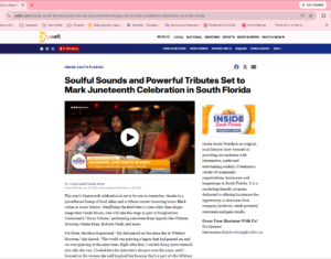 Soulful Sounds and Powerful Tributes Set to Mark Juneteenth Celebration in South Florida