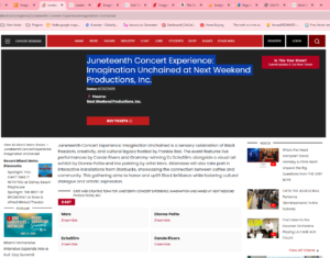 Juneteenth Concert Experience: Imagination Unchained at Next Weekend Productions, Inc.