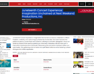 Juneteenth Concert Experience: Imagination Unchained at Next Weekend Productions, Inc.
