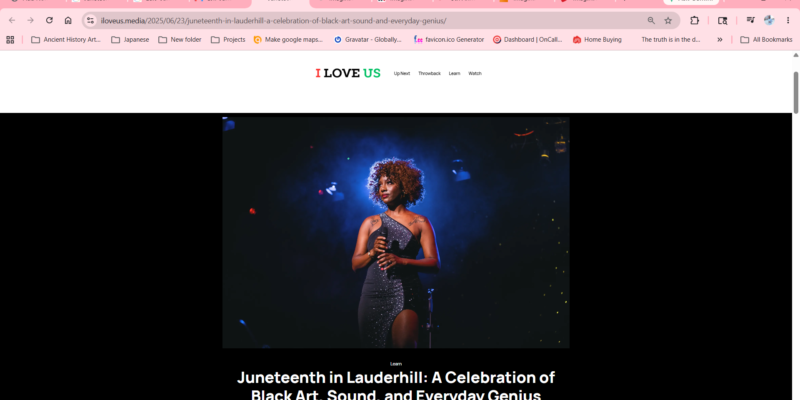 Juneteenth in Lauderhill: A Celebration of Black Art, Sound, and Everyday Genius