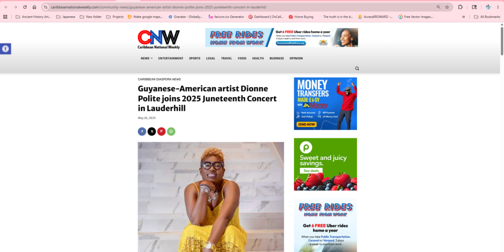 https://www.caribbeannationalweekly.com/community-news/guyanese-american-artist-dionne-polite-joins-2025-juneteenth-concert-in-lauderhil/