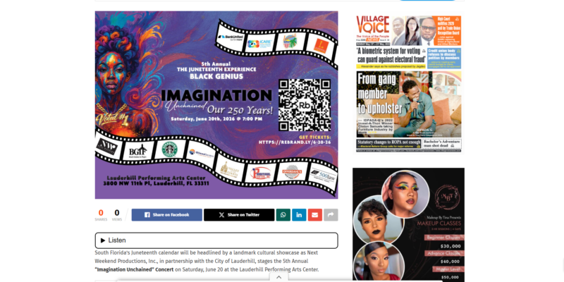 ‘Imagination Unchained’ Returns for Juneteenth Milestone Celebration in South Florida