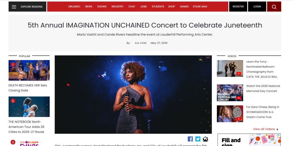 5th Annual IMAGINATION UNCHAINED Concert to Celebrate Juneteenth