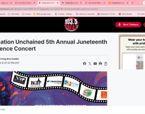 Concerts Imagination Unchained 5th Annual Juneteenth Experience Concert